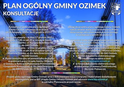 Plan ogólny Gminy Ozimek