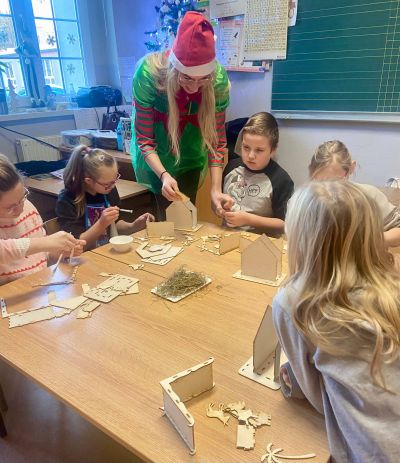 Warsztaty bożonarodzeniowe w SP2